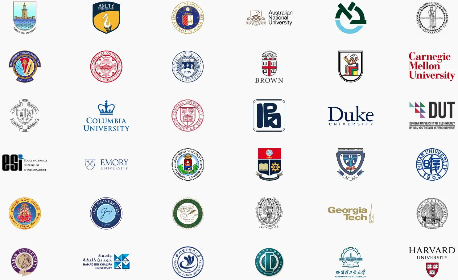 D2Lを採用している大学のロゴ 1