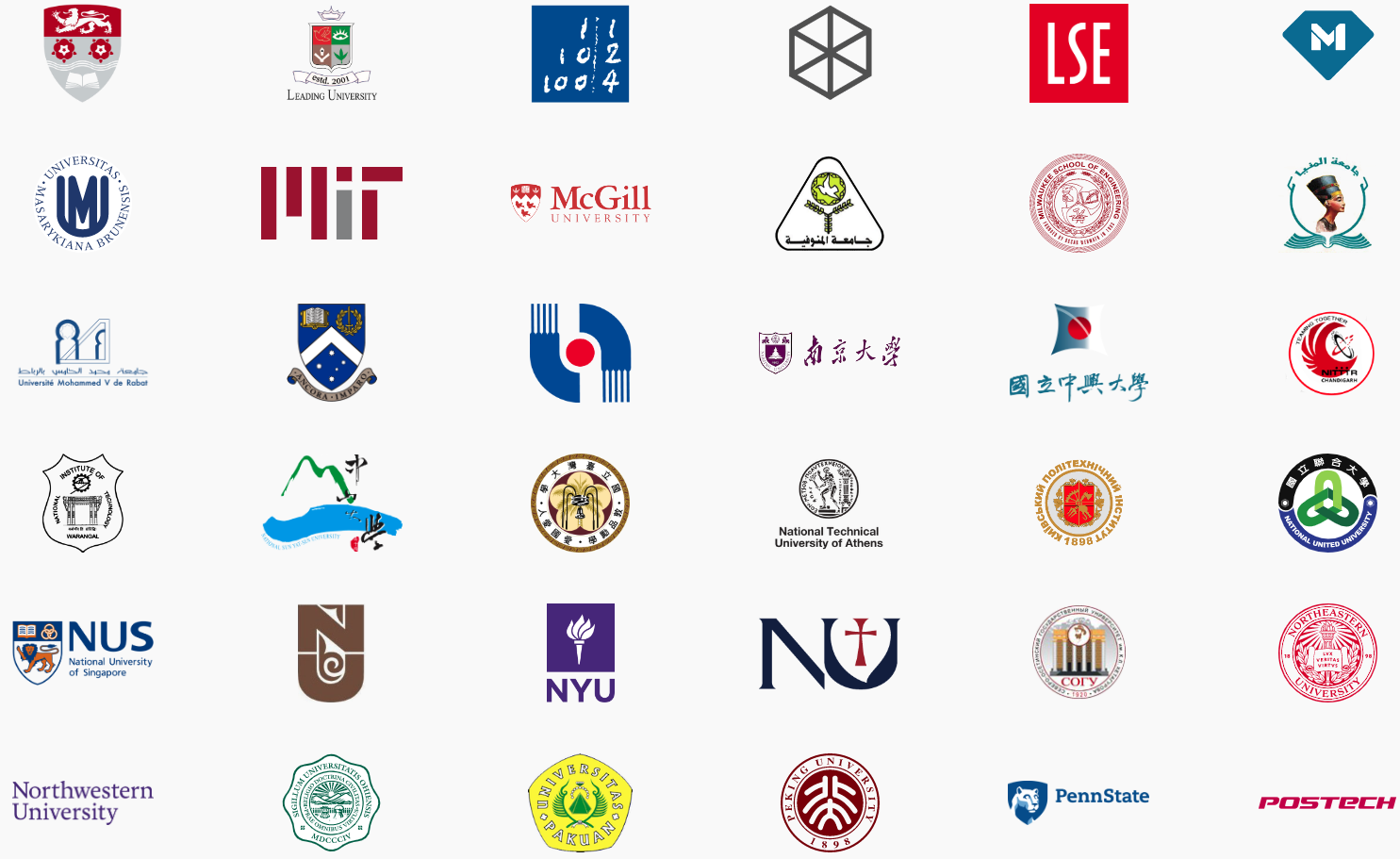 D2Lを採用している大学のロゴ 3