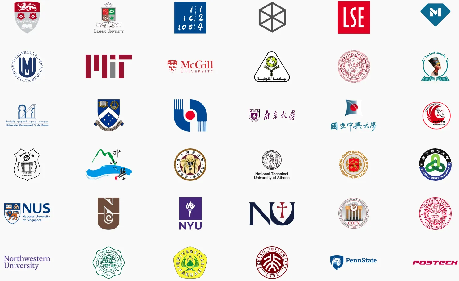 D2Lを採用している大学のロゴ 3